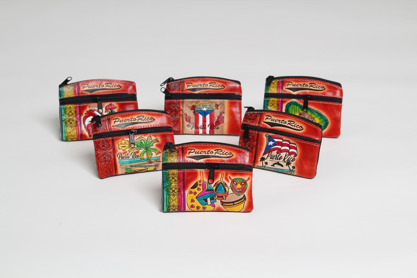 Puerto Rico leather coin purses