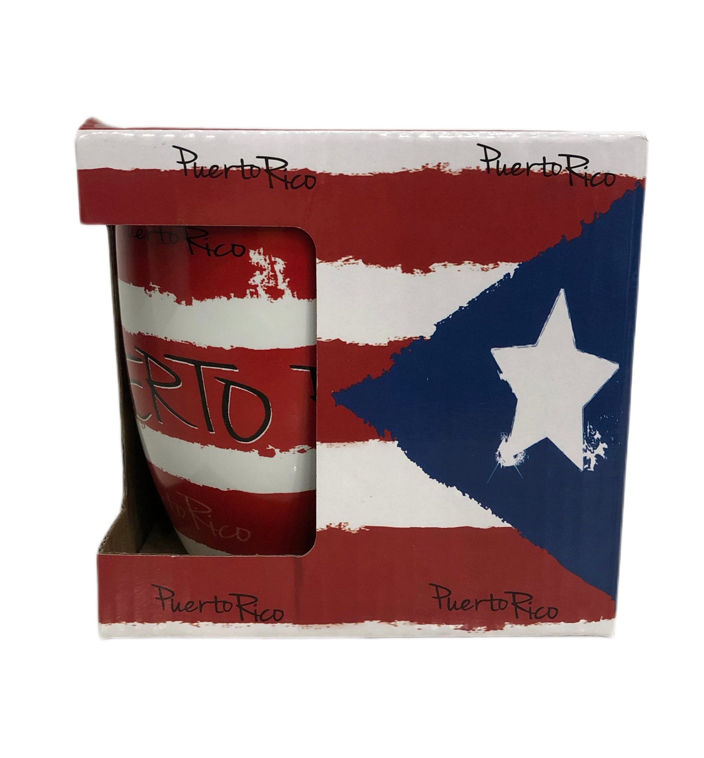 Taza bandera de Puerto Rico