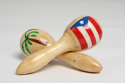 Wood maracas